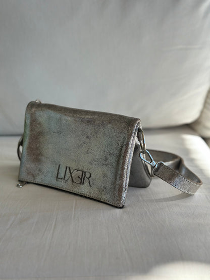 Mini Bandolera Magnolia Plateado