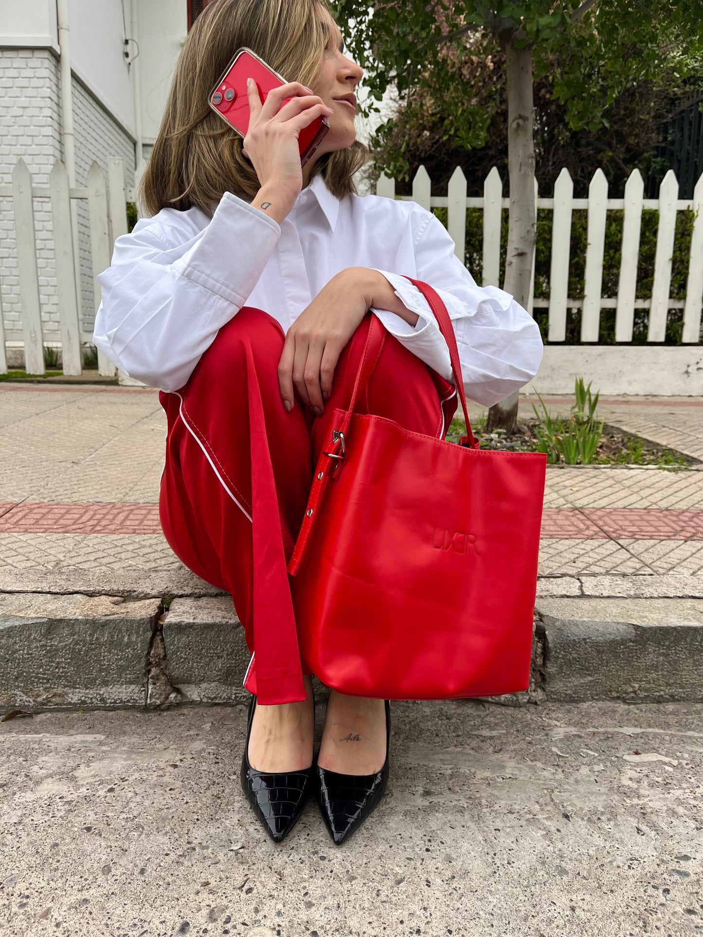 Cartera Verona Roja