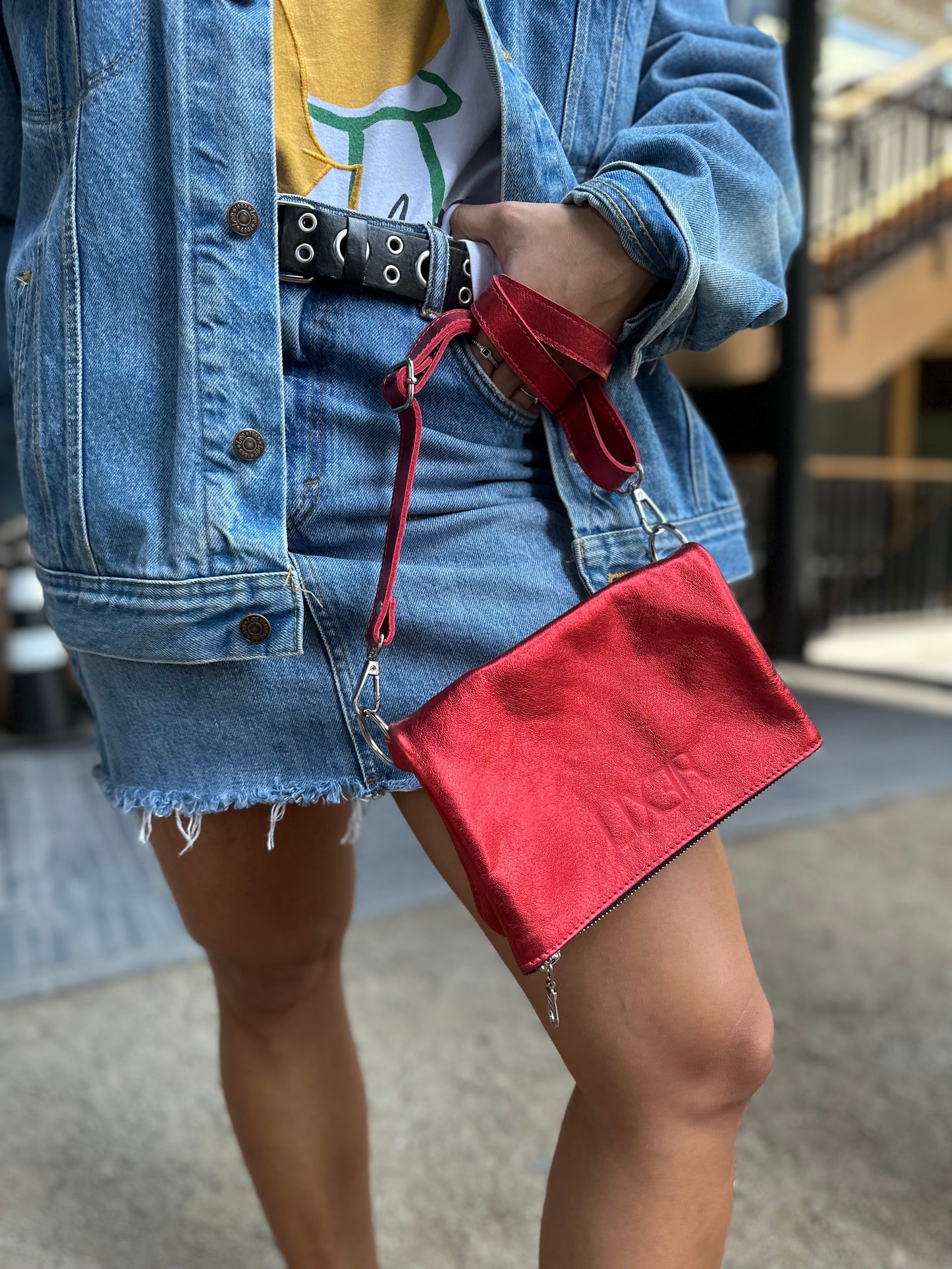 Mini Bandolera Magnolia Roja