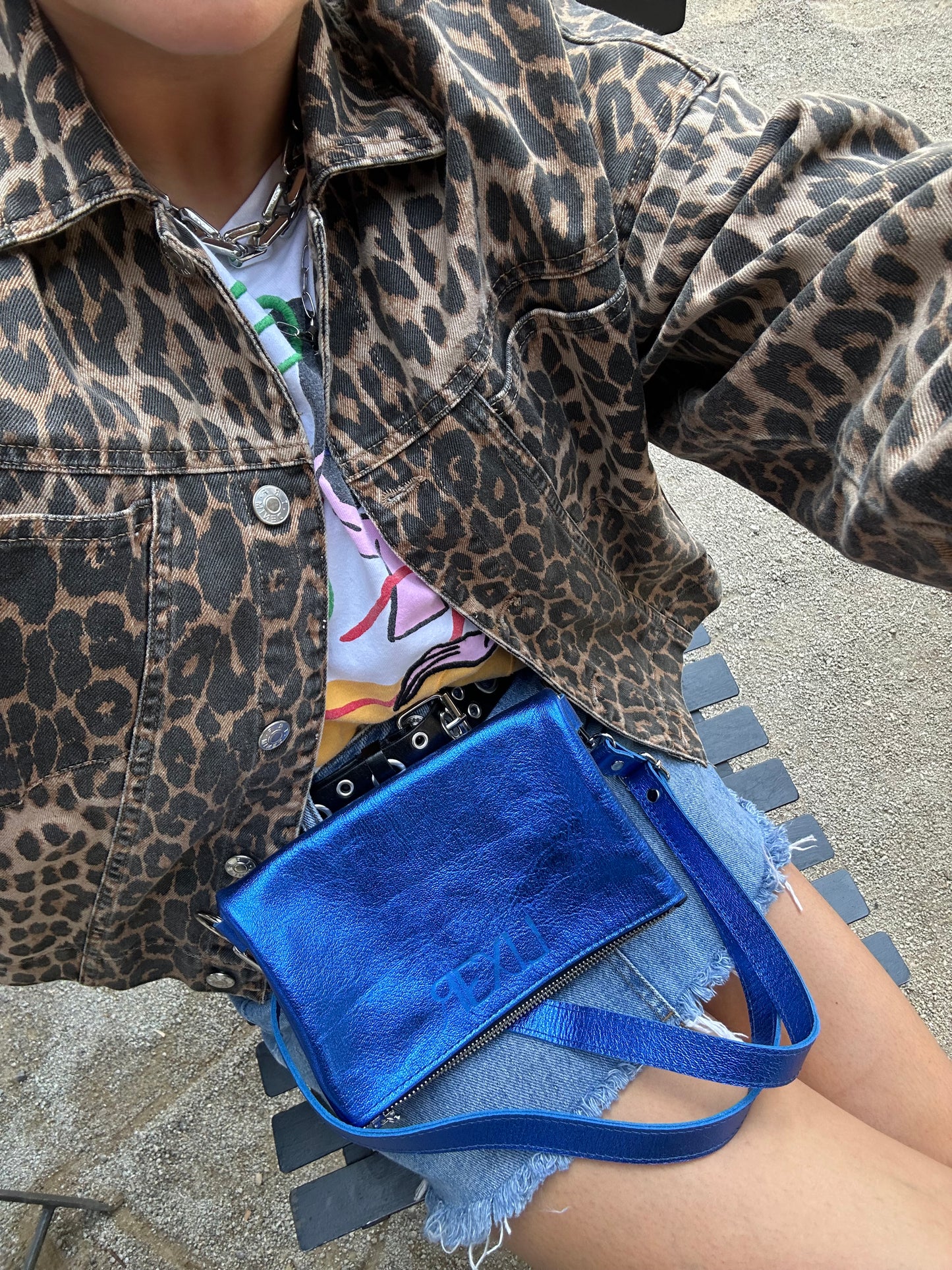 Mini Bandolera Magnolia Azul