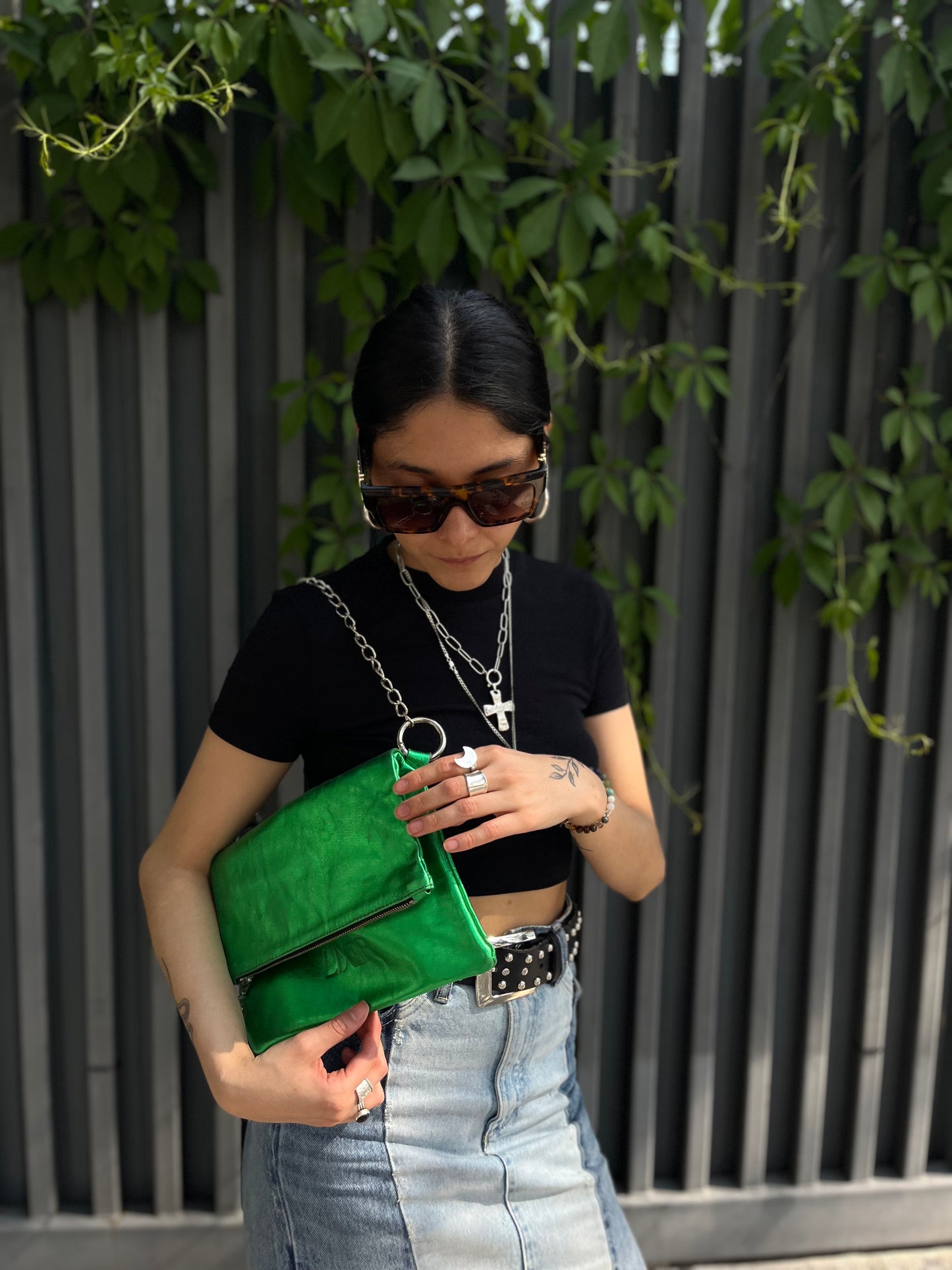 Bandolera Magnolia Verde