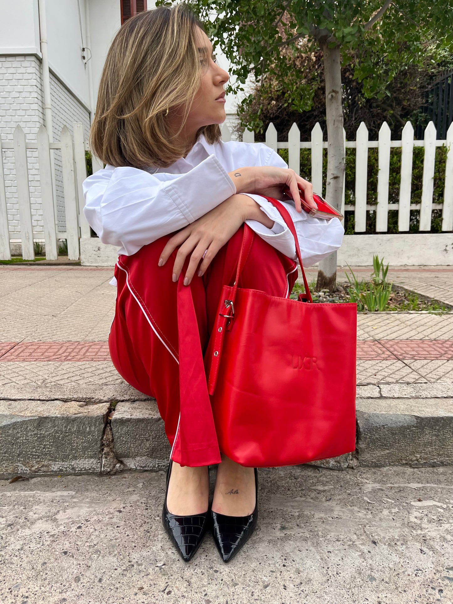 Cartera Verona Roja