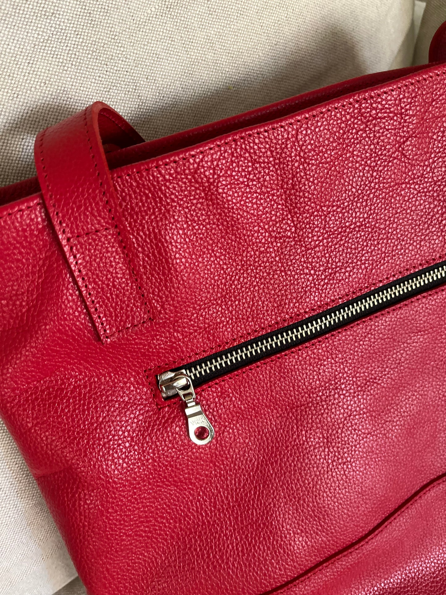 Cartera Capri Rojo Guinda